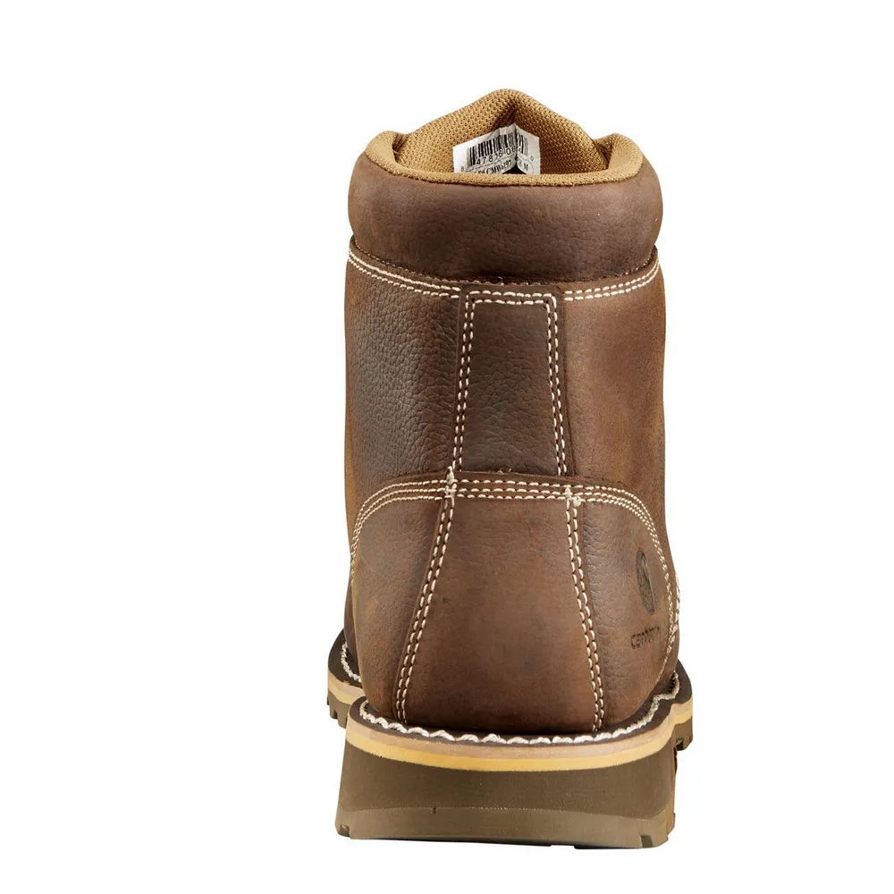 6-INCH MOC TOE LUG WORK BOOT - DKBRN-Dark Bison Oil Tanned | Carhartt CMW6197