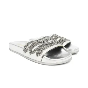 Chanel Chain Slides - Women's 37