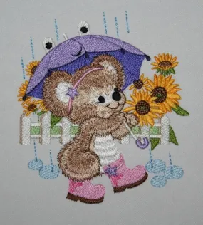 Fuzzy Emma in Spring