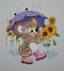 Fuzzy Emma in Spring