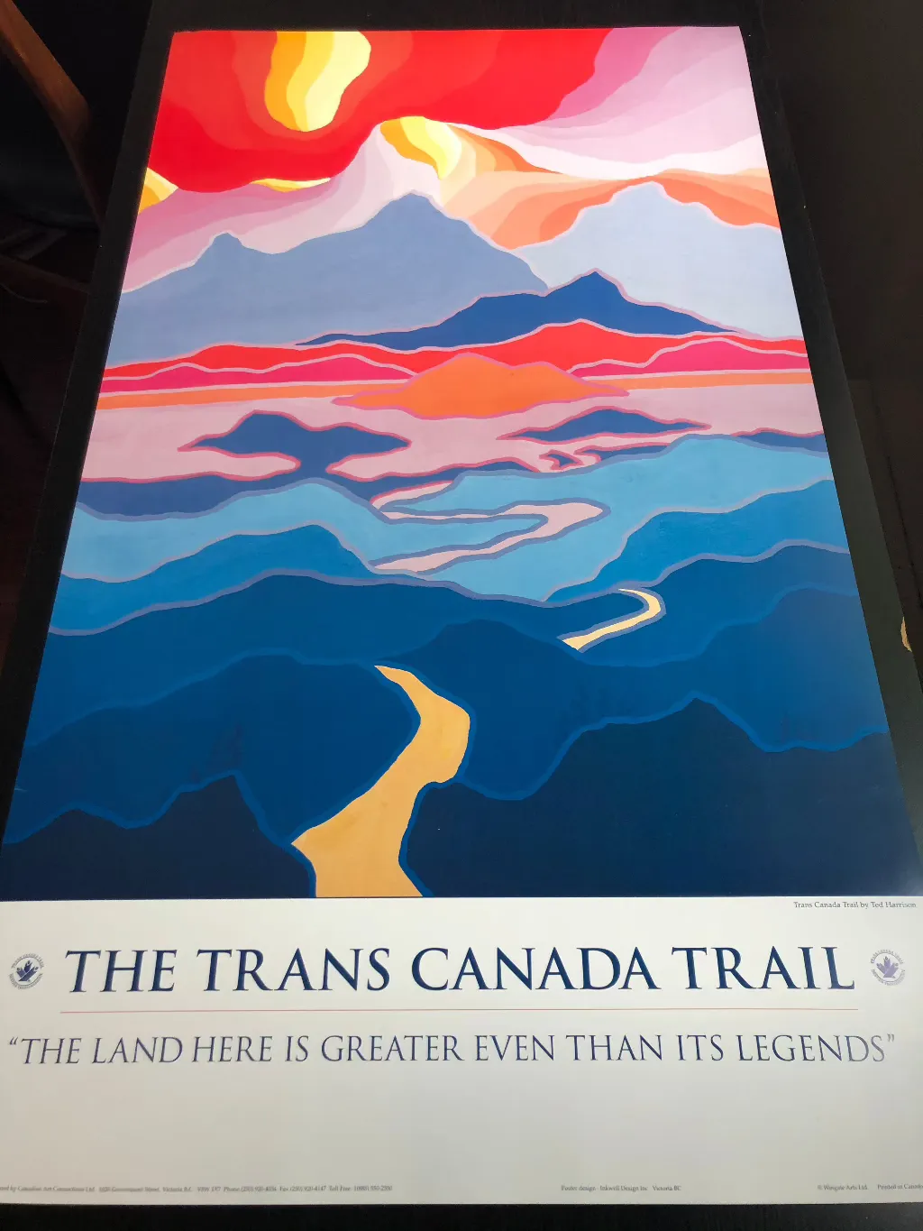 Ted Harrison Poster - Trans Canada Trail