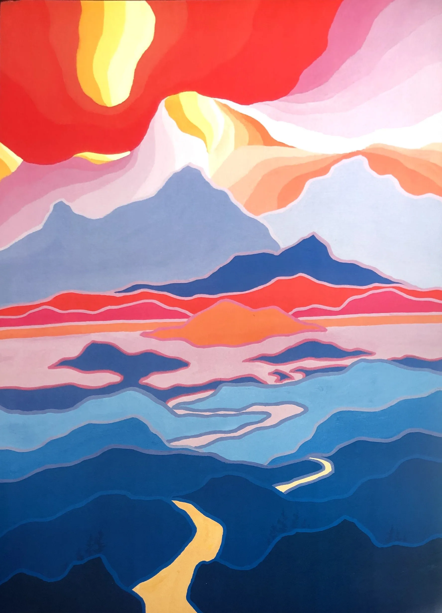 Ted Harrison Poster - Trans Canada Trail