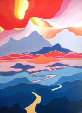 Ted Harrison Poster - Trans Canada Trail